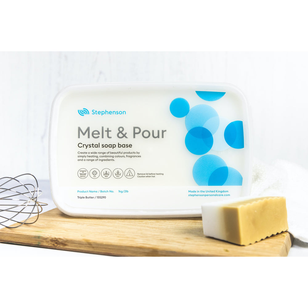 Stephenson Crystal Triple Butter Melt & Pour Soap Base
