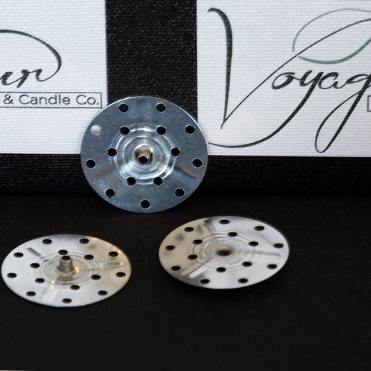 Votive Metal Wick Tabs - Self Centering