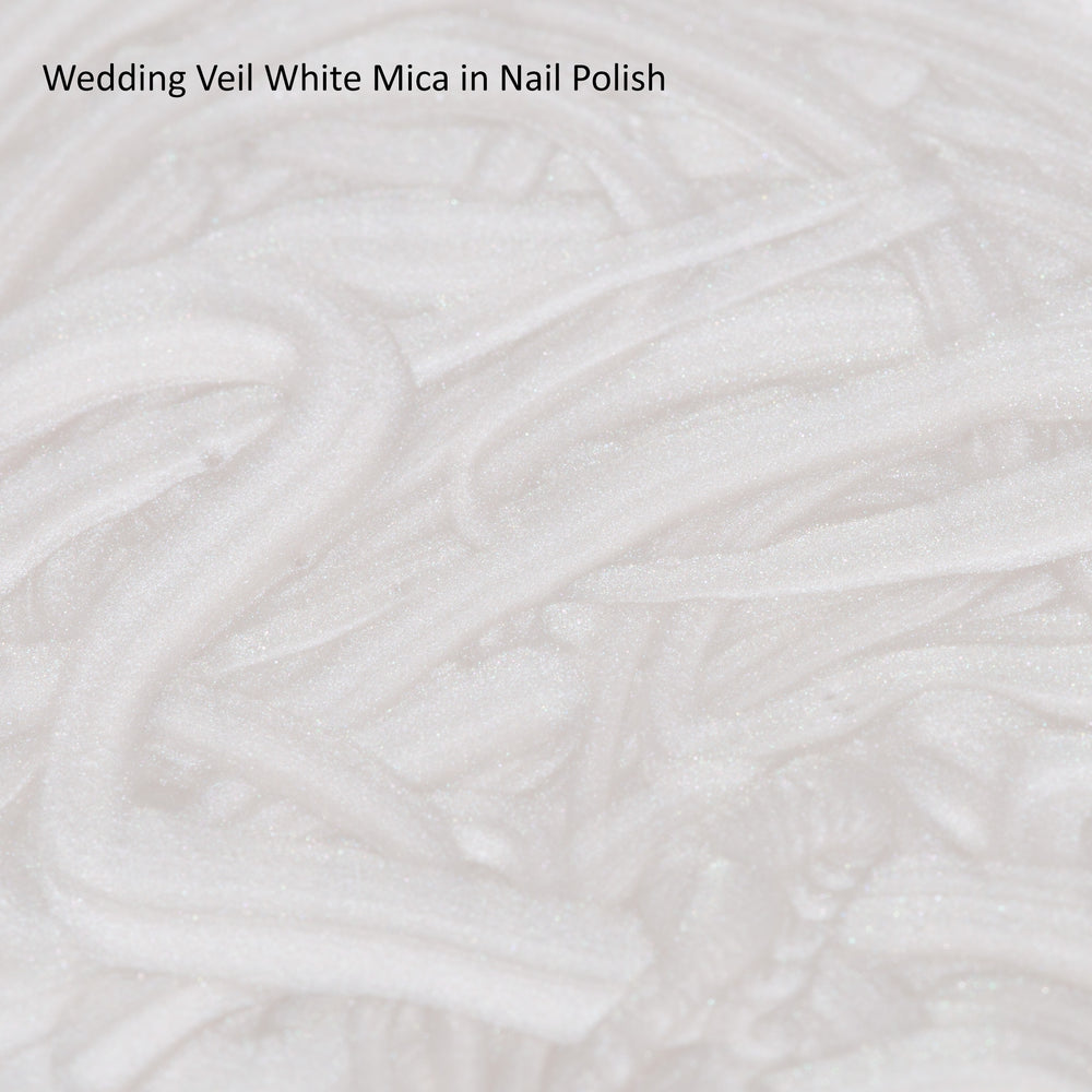 Wedding Veil White Mica