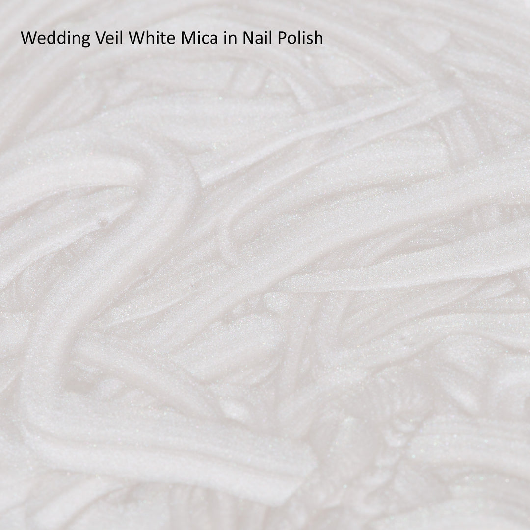 Wedding Veil White Mica