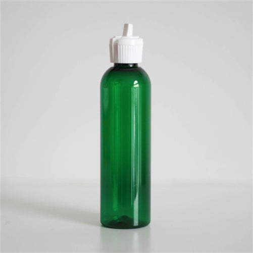 4 oz Green PET Bullet with White Turret Cap