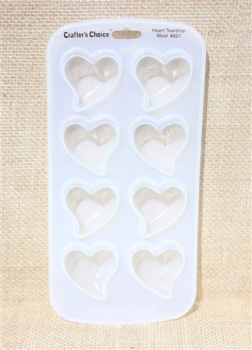 Heart Teardrop Silicone Soap Mold