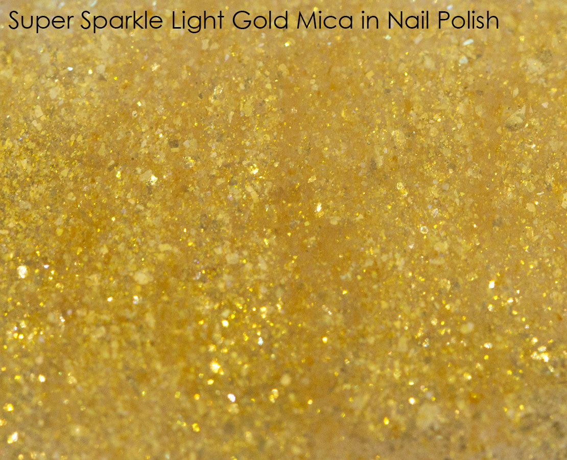 Super Sparkle Mica Light Gold 57 grams 2 oz